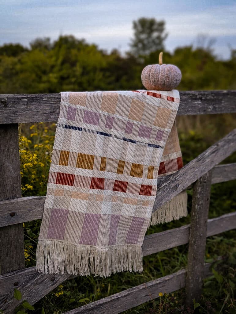 Handwoven table runner